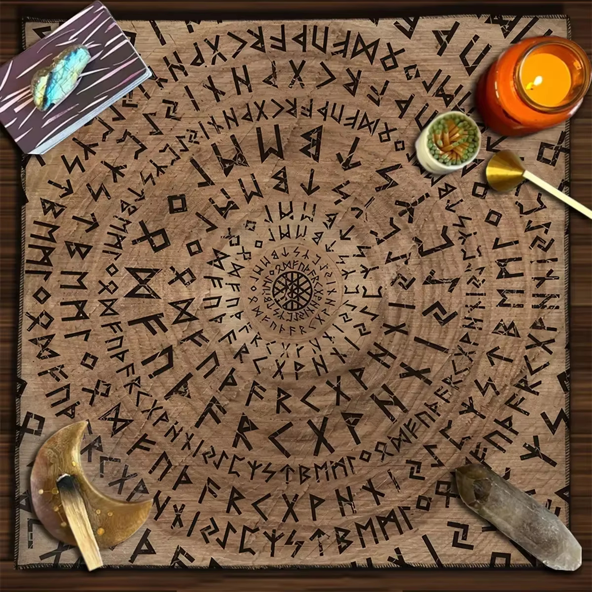 Board Game Vikings - Viking Runes Altar Cloth, Norse Elder