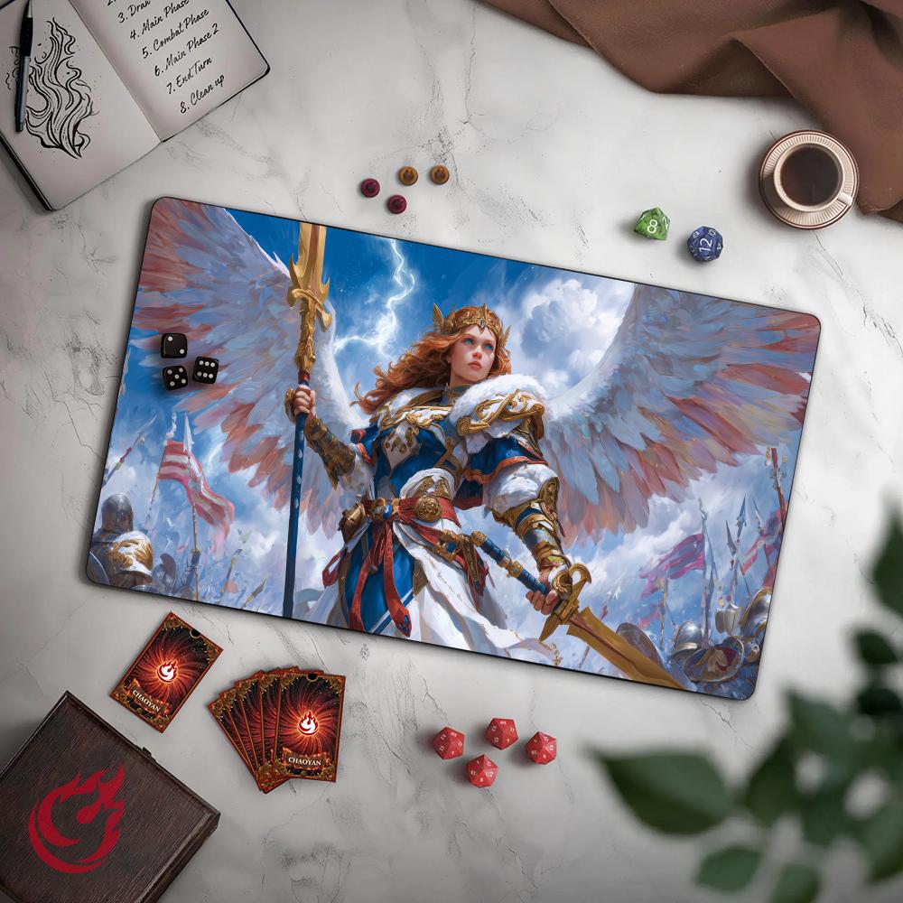 Board Game Holis - Holy Angel Commander MTG Playmat Magic