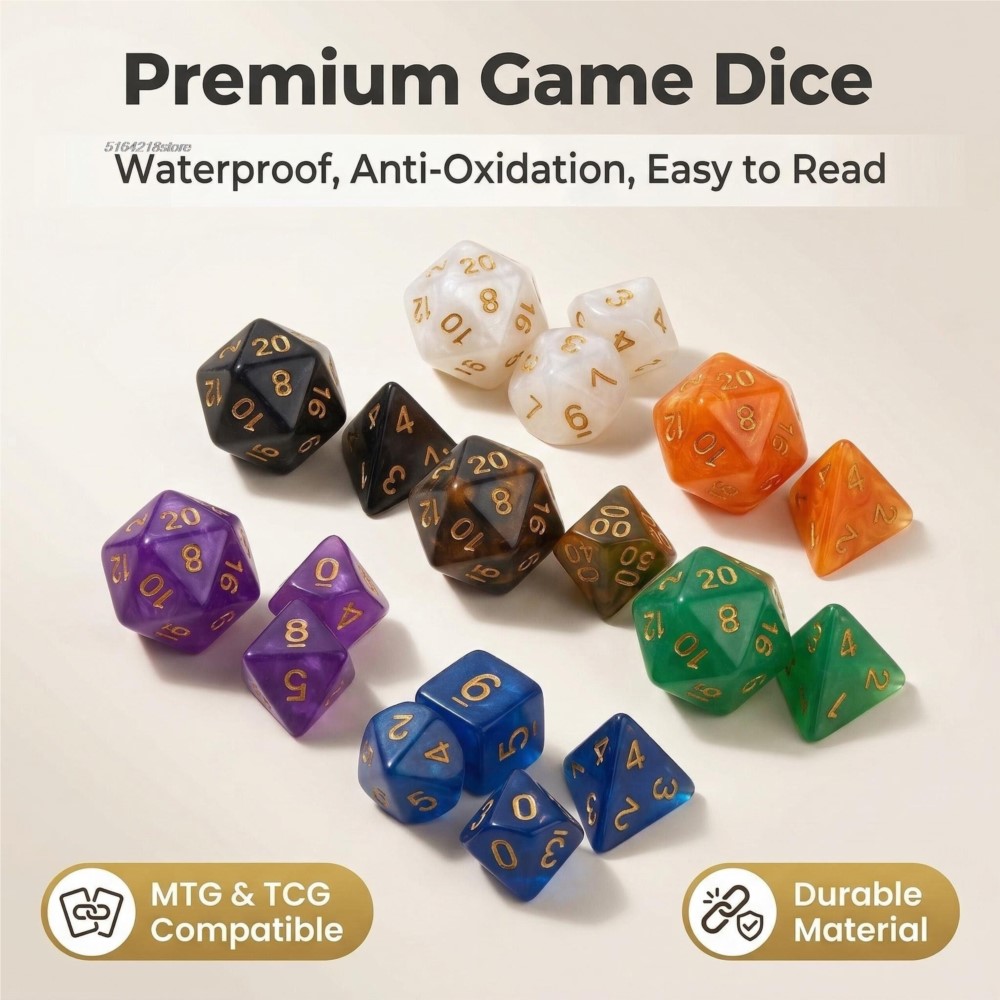 Board Game Hegemony - 7pcs Set Dice Board Games Roll