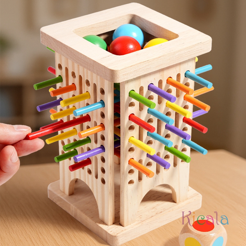 Montessori Game Wooden Board G - Dice Tower Wooden บทวิจารณ์และราคา