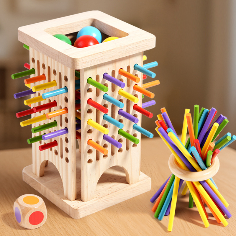 Montessori Game Wooden Board G - Dice Tower Wooden บทวิจารณ์และราคา