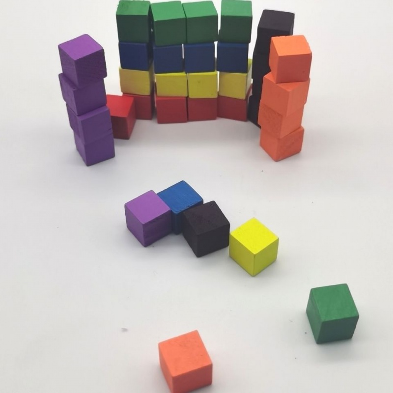 100Pcs/lots 10mm Wood Cubes Co - Dice Tower Wooden บทวิจารณ์และราคา