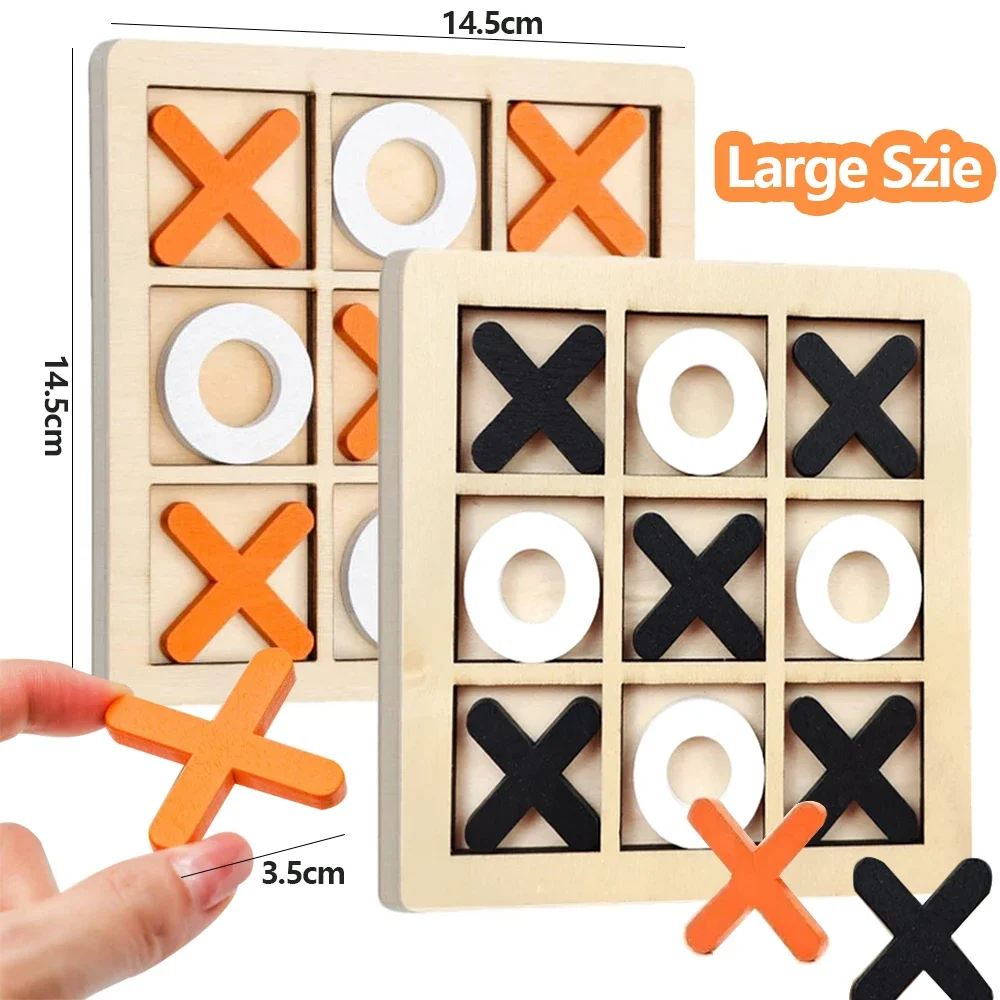Wooden XO Tic Tac Toe Game Min - Board Game Ideas บทวิจารณ์และราคา
