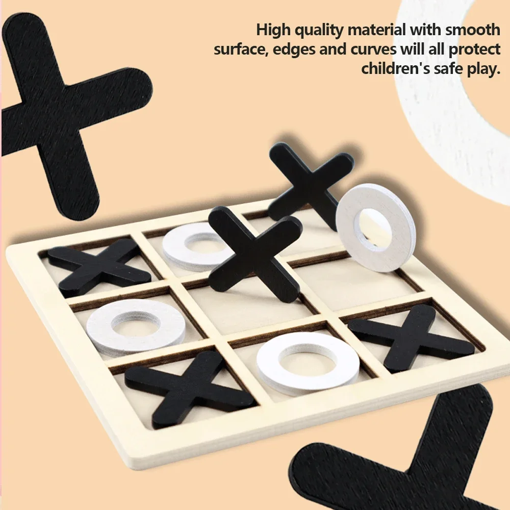 Wooden XO Tic Tac Toe Game Min - Board Game Ideas บทวิจารณ์และราคา