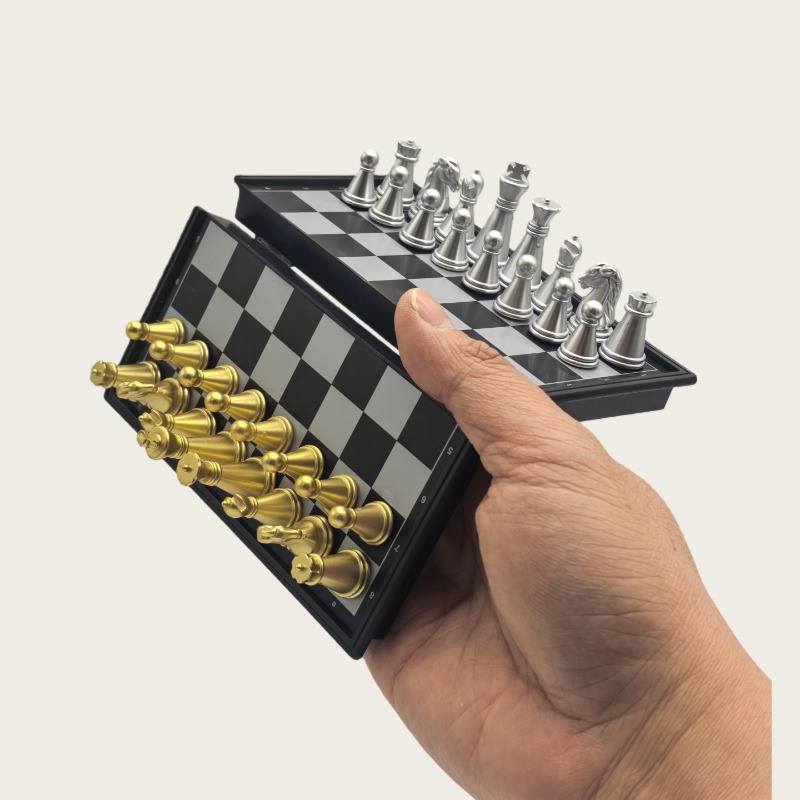 Mini Portable Folding Magnetic - Magnetic Travel Chess บทวิจารณ์และราคา