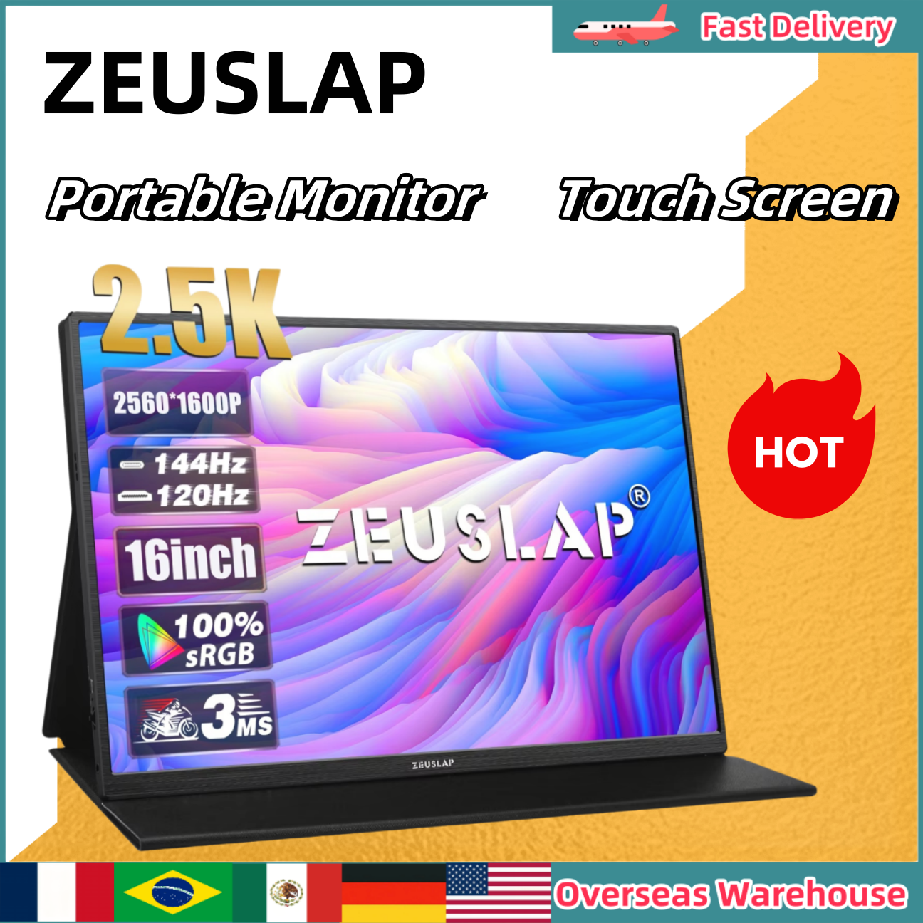 ZEUSLAP Portable Monitor Touch - Board Game Journal บทวิจารณ์และราคา