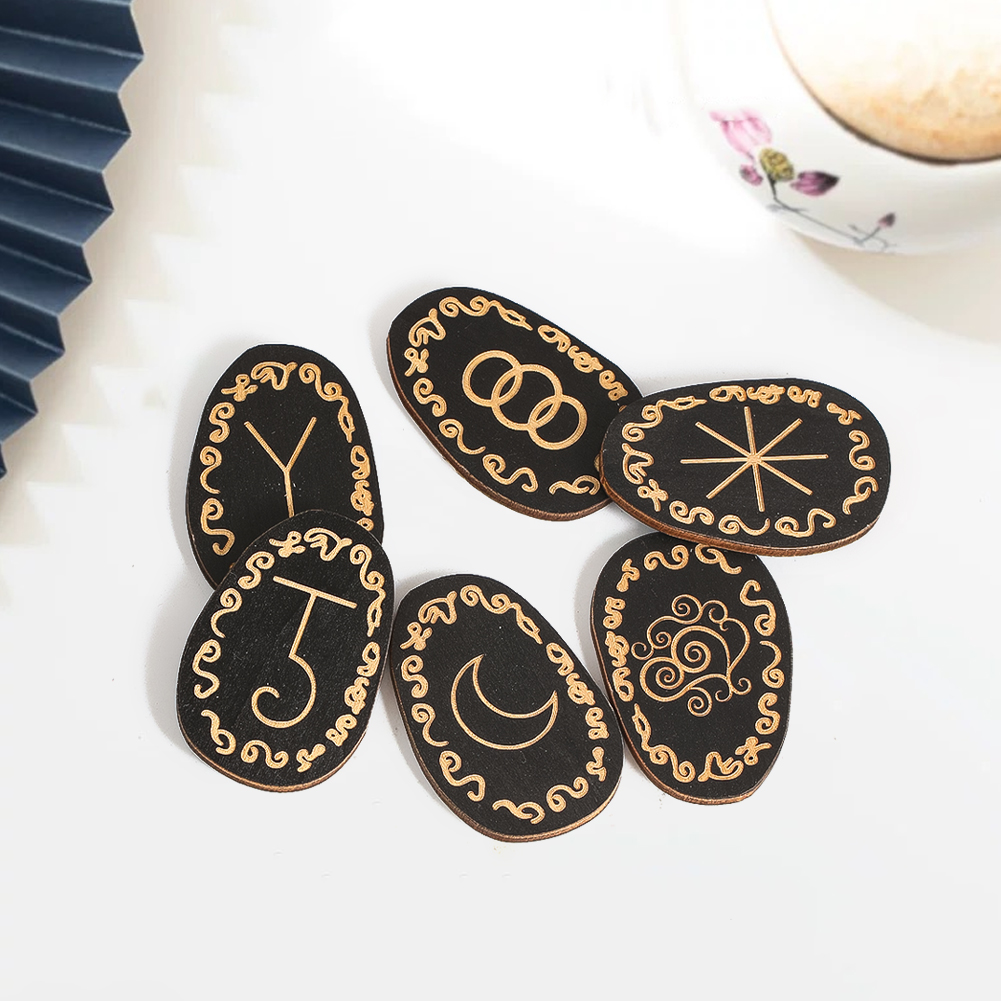 Complete Rune Stones Set Woode - Board Game Vikings บทวิจารณ์และราคา
