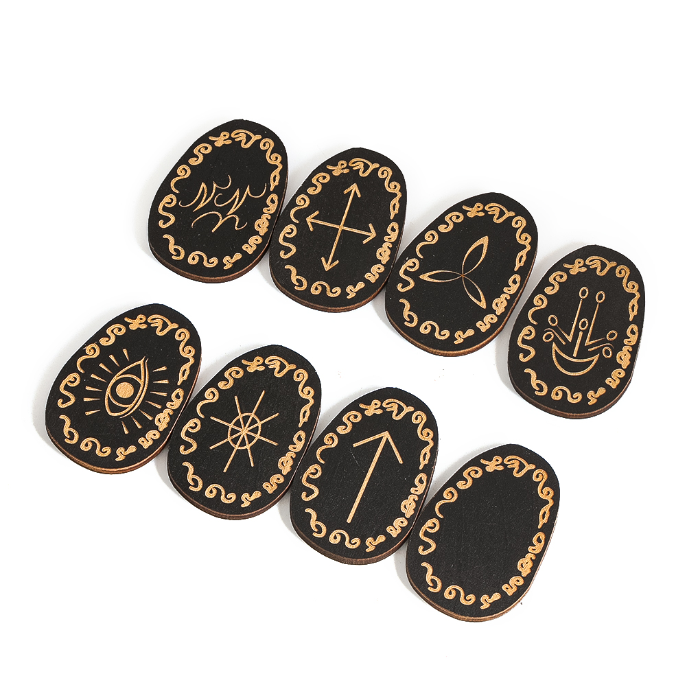 Complete Rune Stones Set Woode - Board Game Vikings บทวิจารณ์และราคา