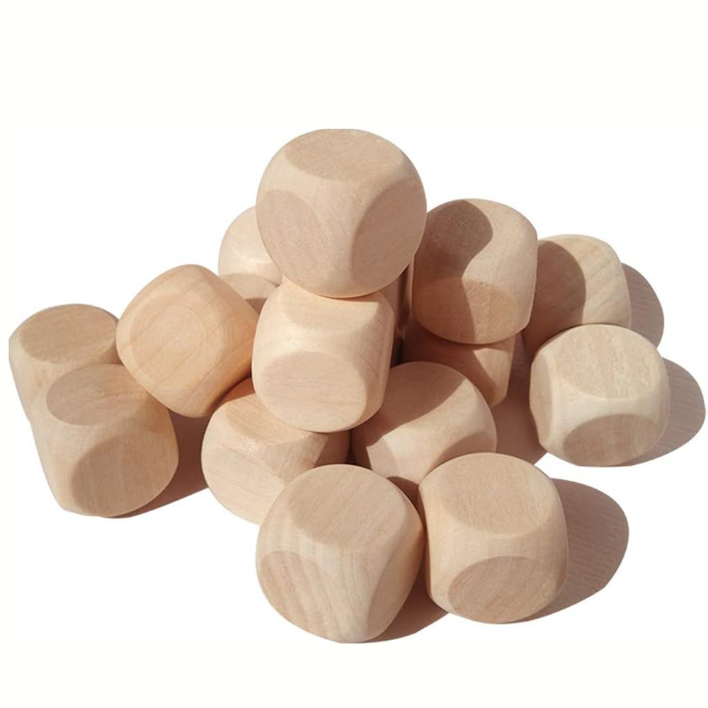 10 Pcs Blank Wooden Dice Unfin - Dice Tower Wooden บทวิจารณ์และราคา