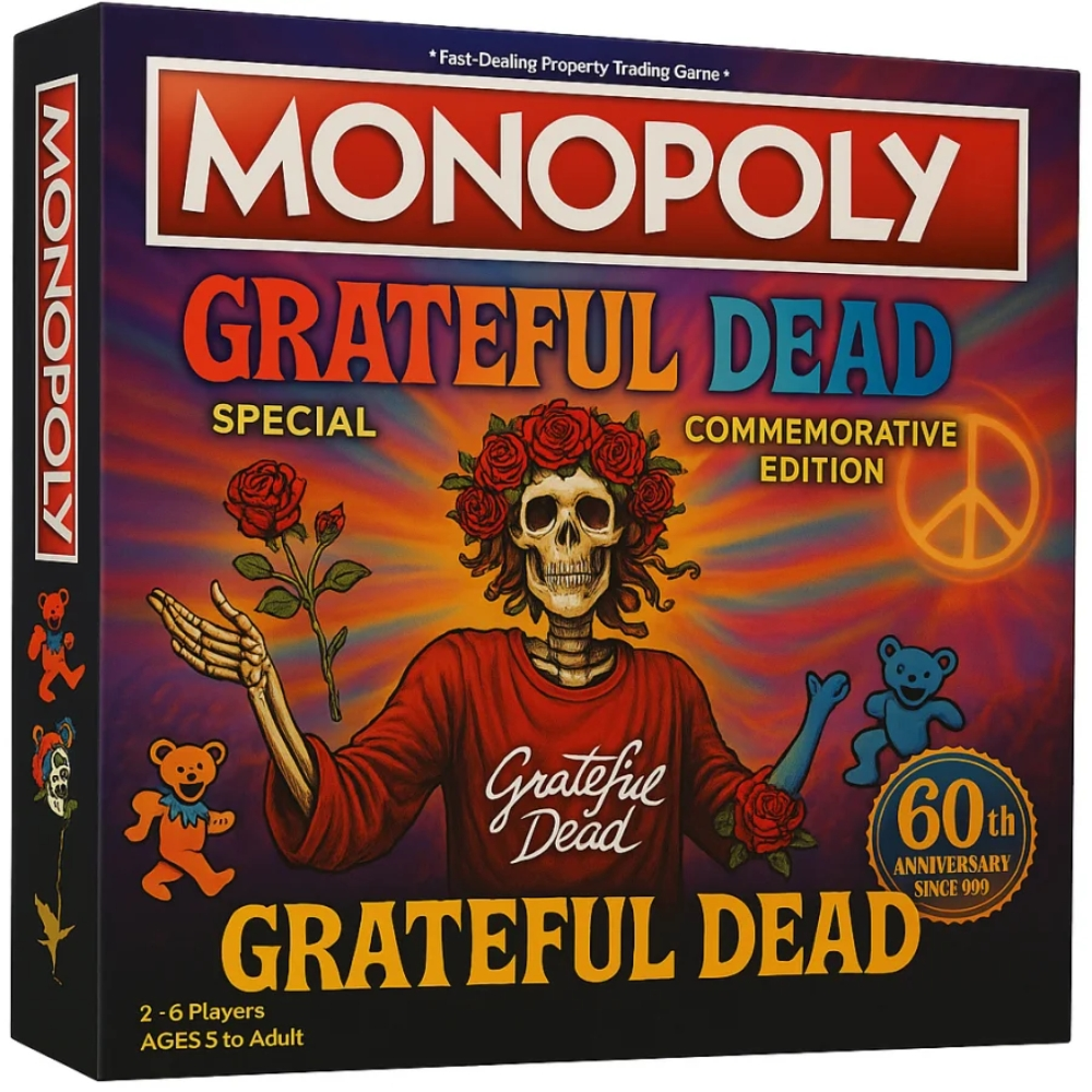 Grateful Dead Monopoly 60th An - Board Game Monopoly บทวิจารณ์และราคา