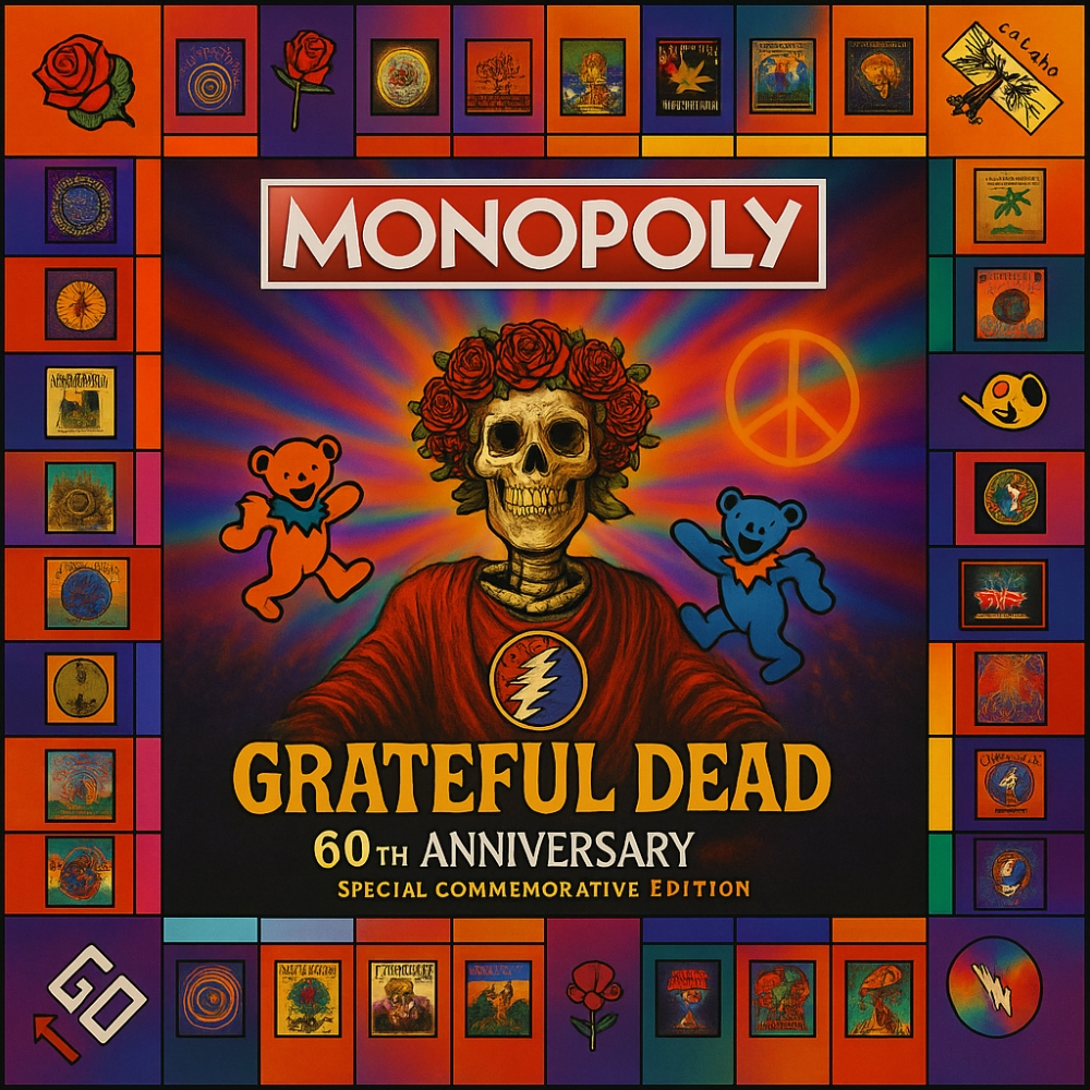 Grateful Dead Monopoly 60th An - Board Game Monopoly บทวิจารณ์และราคา