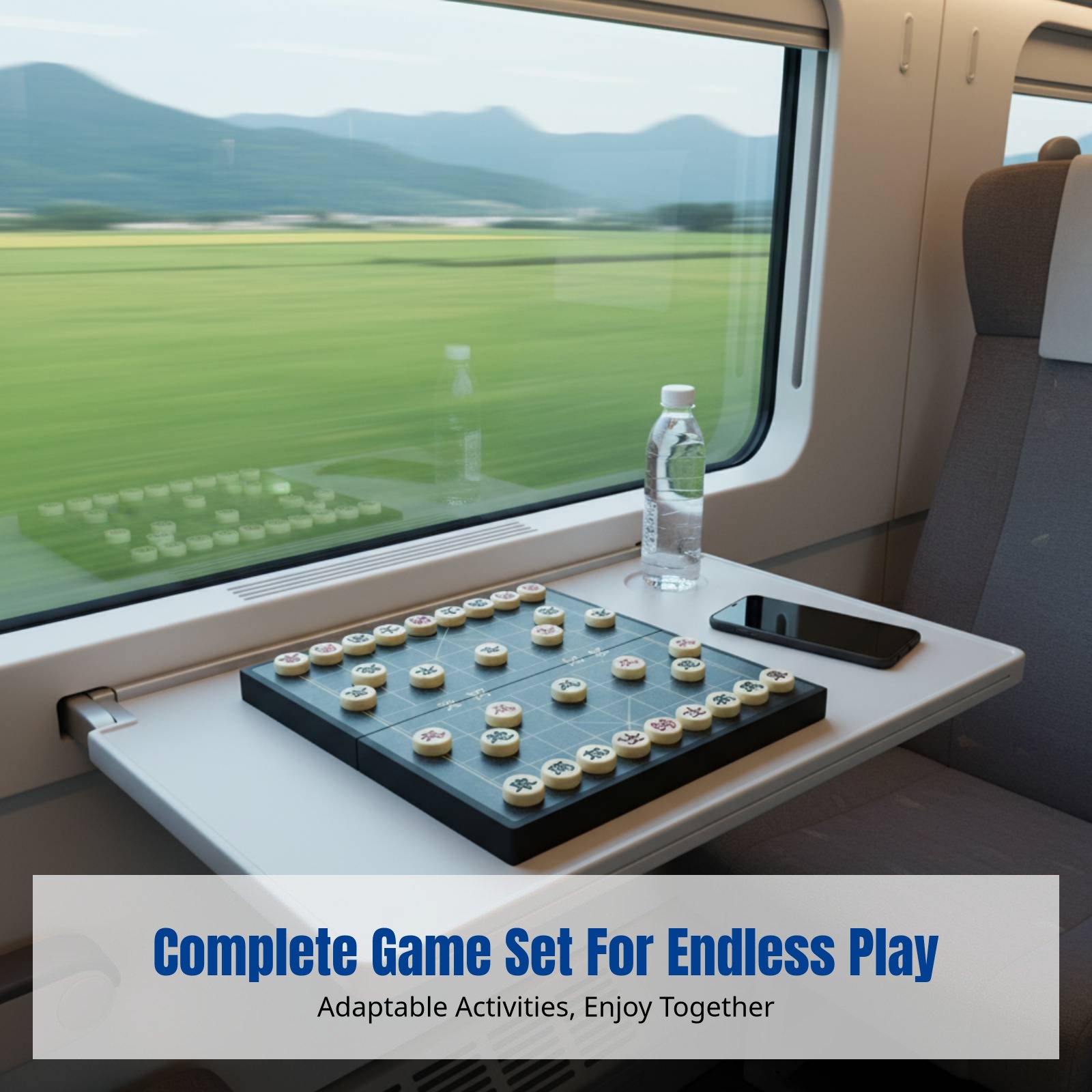 Foldable Chess Set, Multi-Game - Board Game Is บทวิจารณ์และราคา