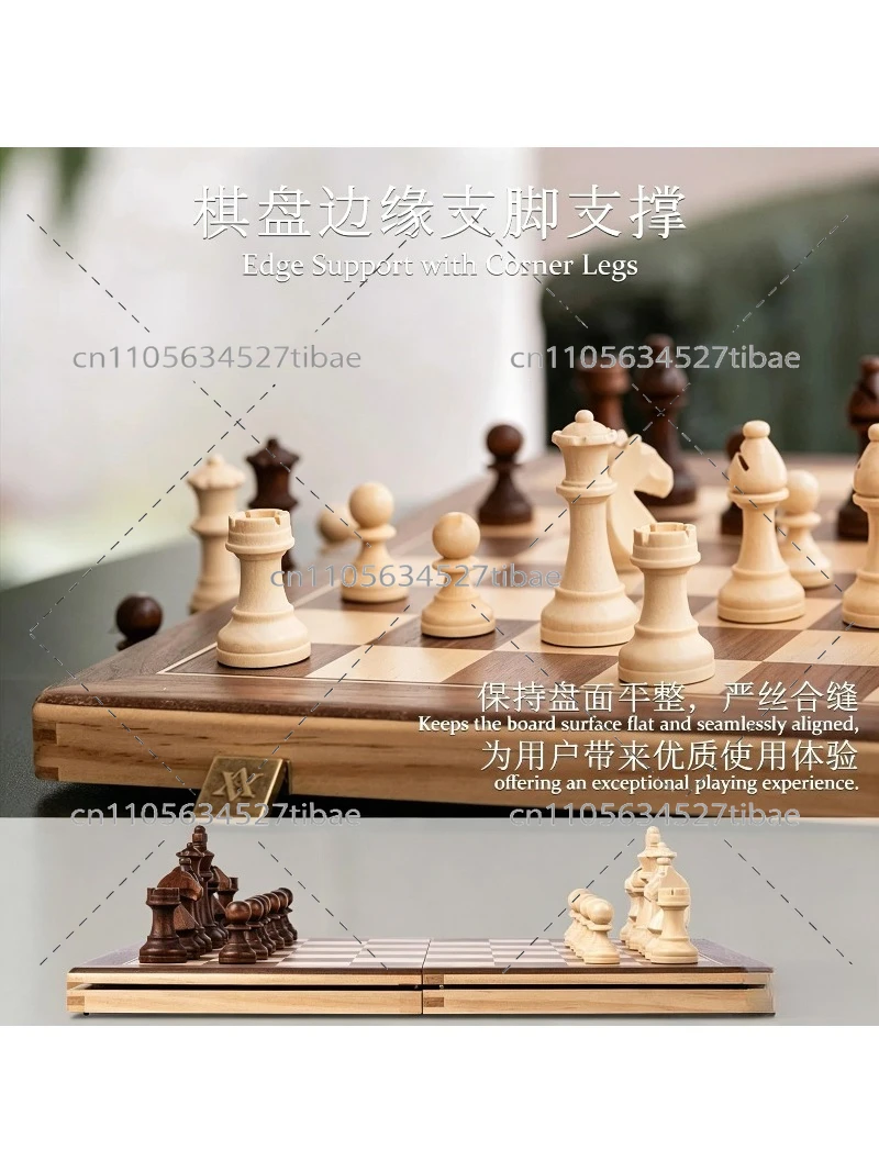 Magnetic Chess Set Solid Wood  - Magnetic Travel Chess บทวิจารณ์และราคา