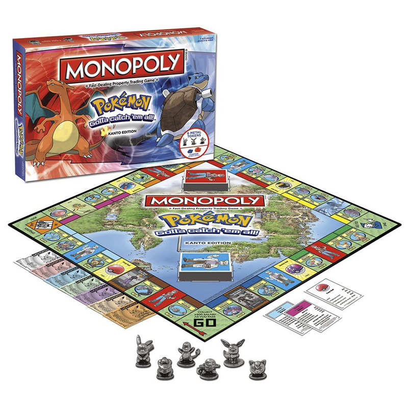 MONOPOLY Pokemon Board Game Ca - Board Game Monopoly บทวิจารณ์และราคา