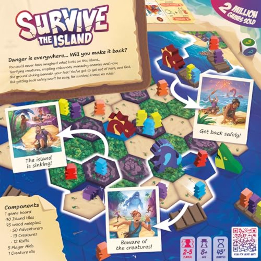 Survive The Island Board Game  - Board Game Survive The Island บทวิจารณ์และราคา
