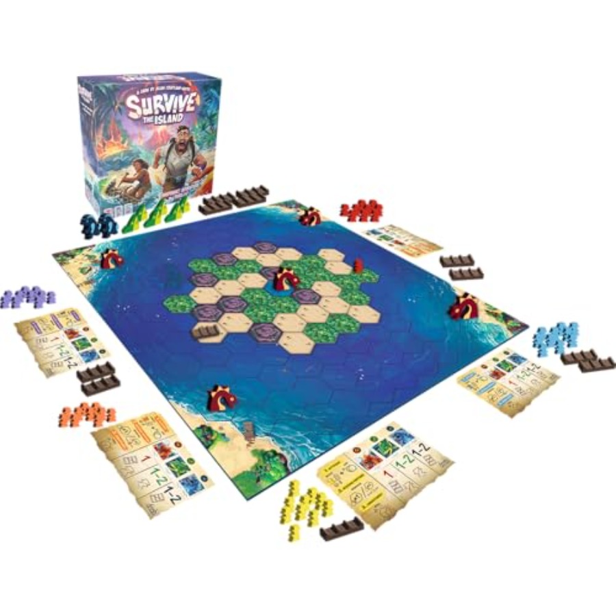 Survive The Island Board Game  - Board Game Survive The Island บทวิจารณ์และราคา