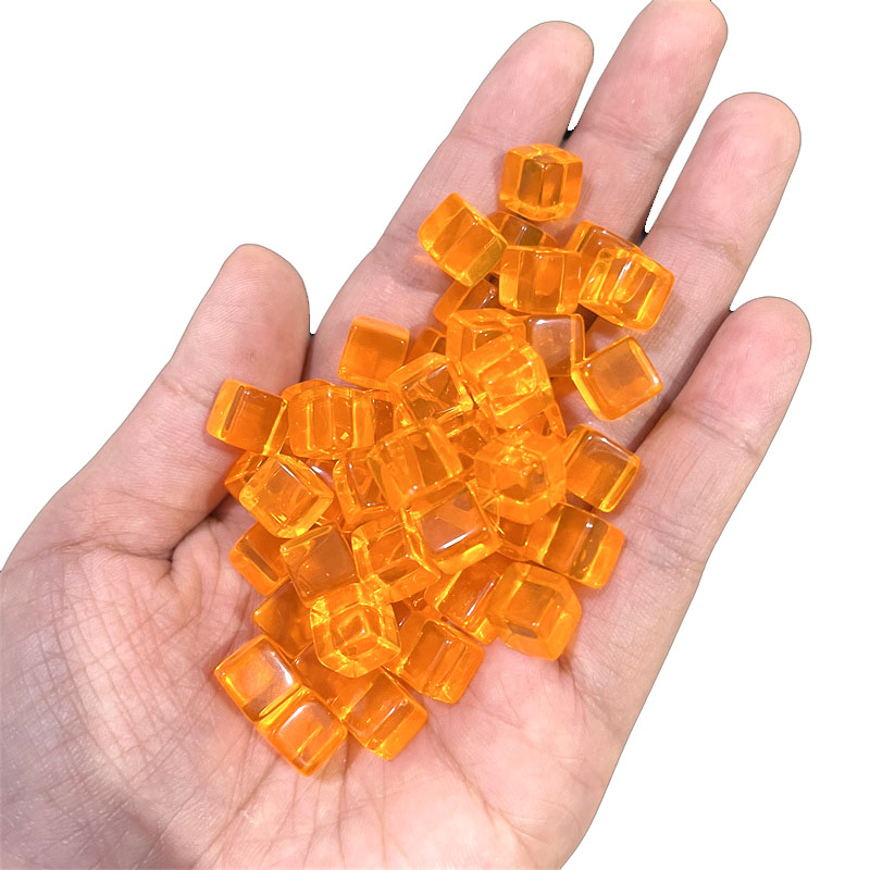 100pcs/set 8mm Clear Cube Dice - Board Game Hegemony บทวิจารณ์และราคา