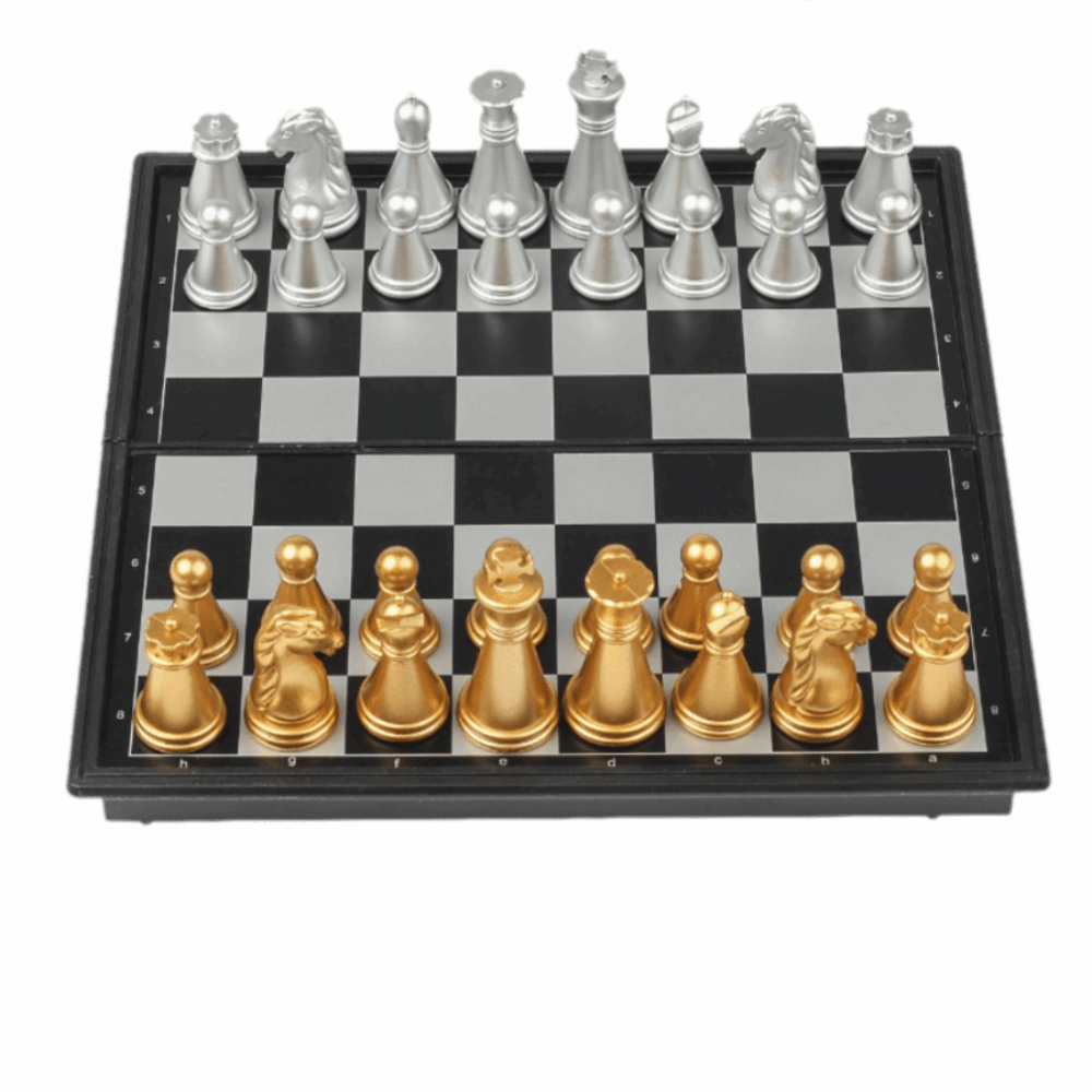 Pocket Size Gold Silver Mini C - Magnetic Travel Chess บทวิจารณ์และราคา
