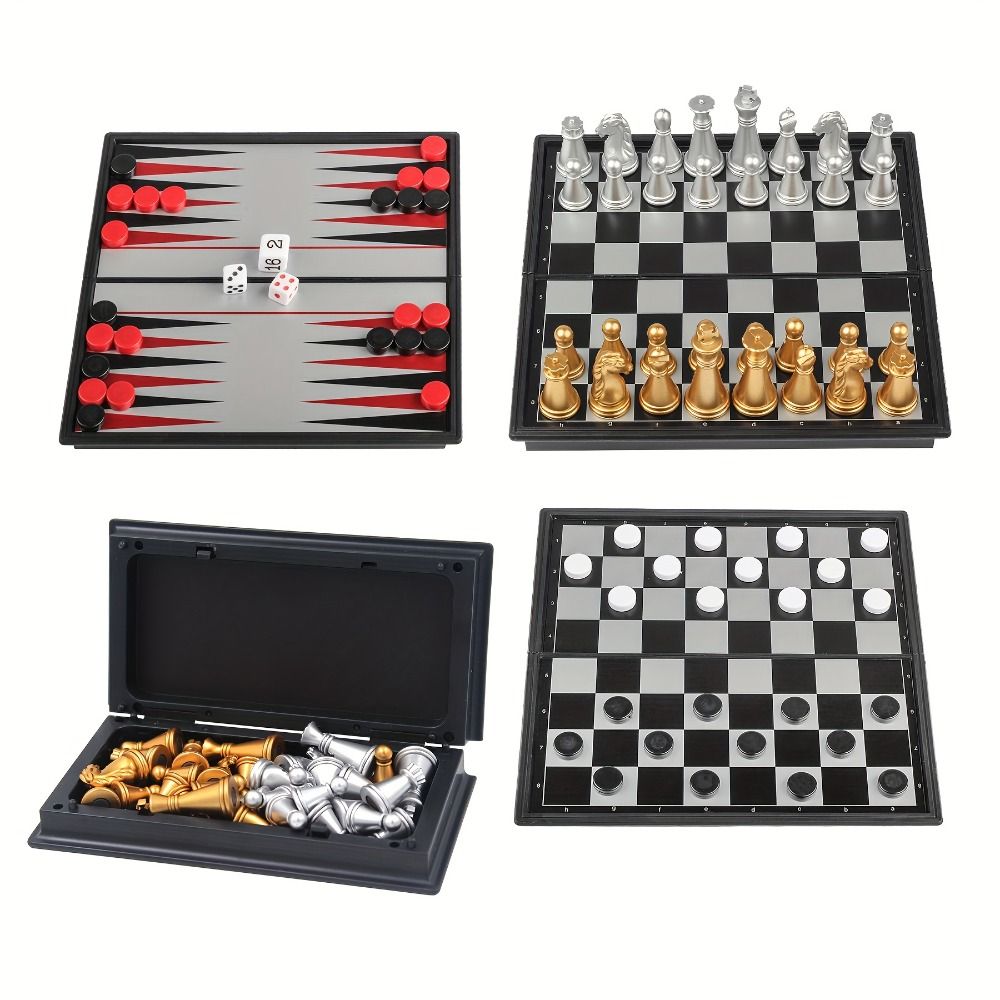 Pocket Size Gold Silver Mini C - Magnetic Travel Chess บทวิจารณ์และราคา