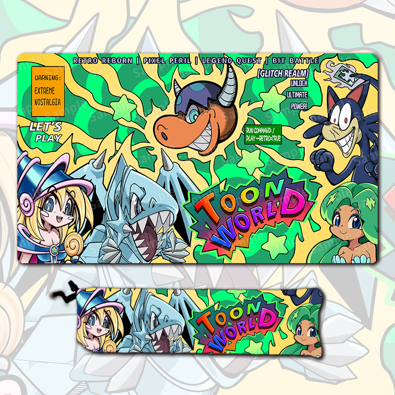 Yu-Gi-Oh! 600x350mm Toon Dark  - Board Game Gi บทวิจารณ์และราคา