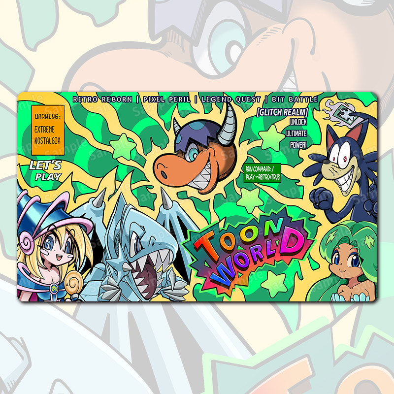 Yu-Gi-Oh! 600x350mm Toon Dark  - Board Game Gi บทวิจารณ์และราคา