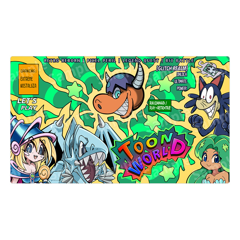 Yu-Gi-Oh! 600x350mm Toon Dark  - Board Game Gi บทวิจารณ์และราคา