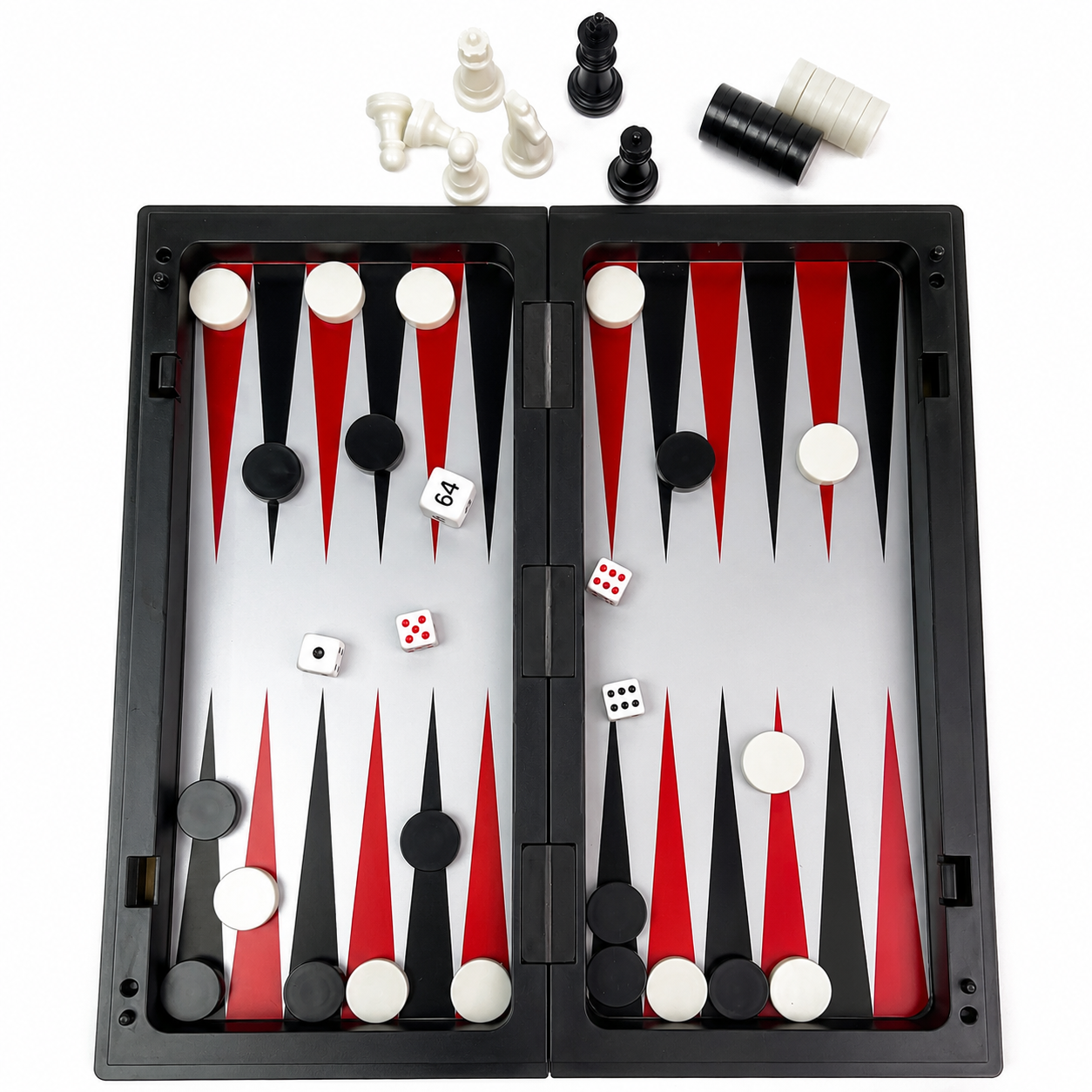 19.1x19.7cm 3 in 1 Folding Mag - Magnetic Travel Chess บทวิจารณ์และราคา