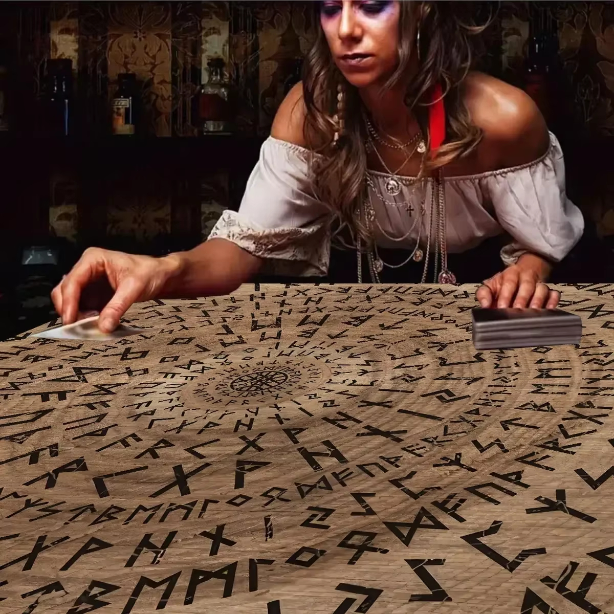 Viking Runes Altar Cloth, Nors - Board Game Vikings บทวิจารณ์และราคา
