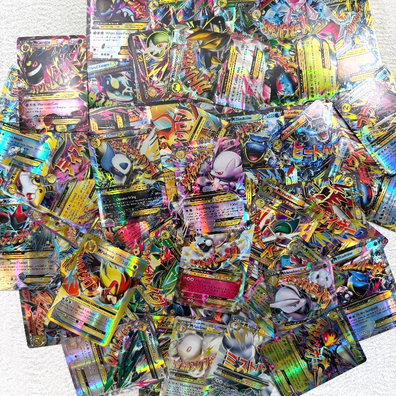 60pcs Mega Pokemon EX Trading  - Board Game Zoo บทวิจารณ์และราคา
