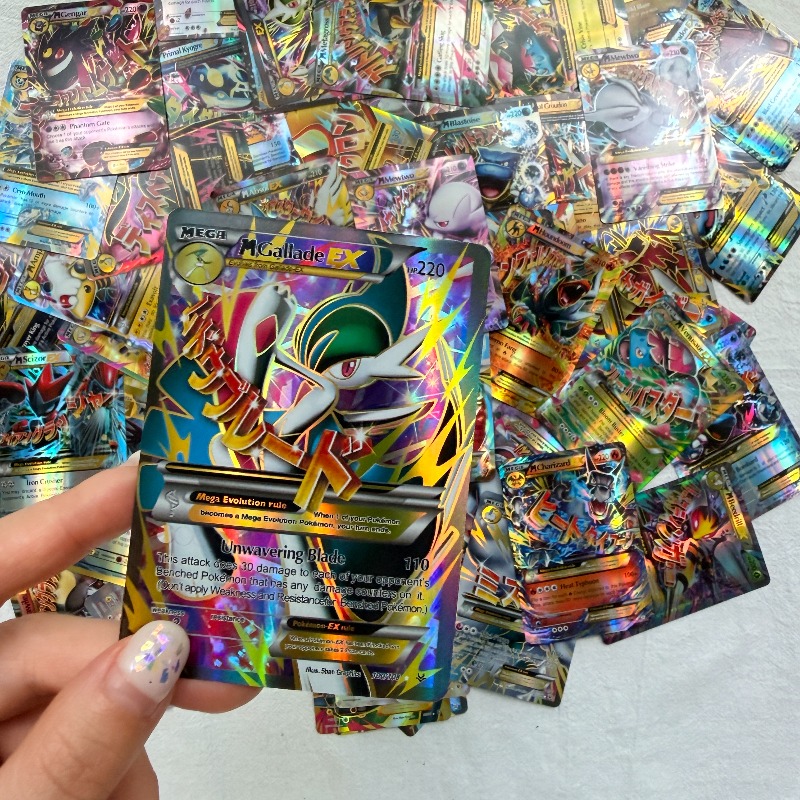 60pcs Mega Pokemon EX Trading  - Board Game Zoo บทวิจารณ์และราคา