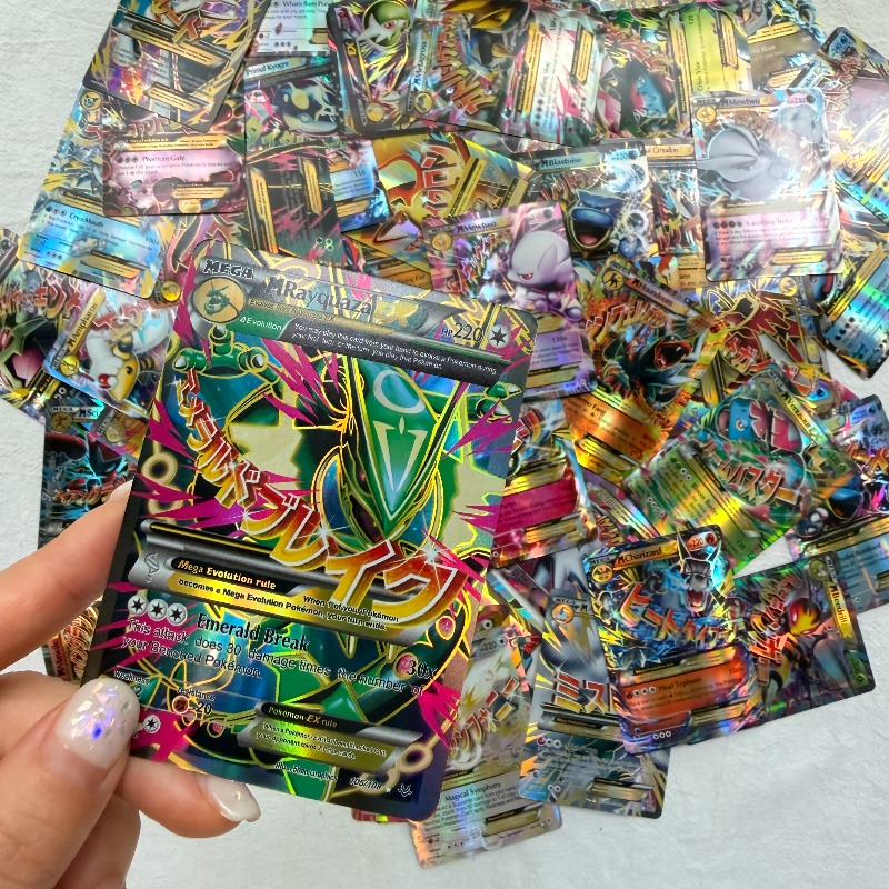 60pcs Mega Pokemon EX Trading  - Board Game Zoo บทวิจารณ์และราคา