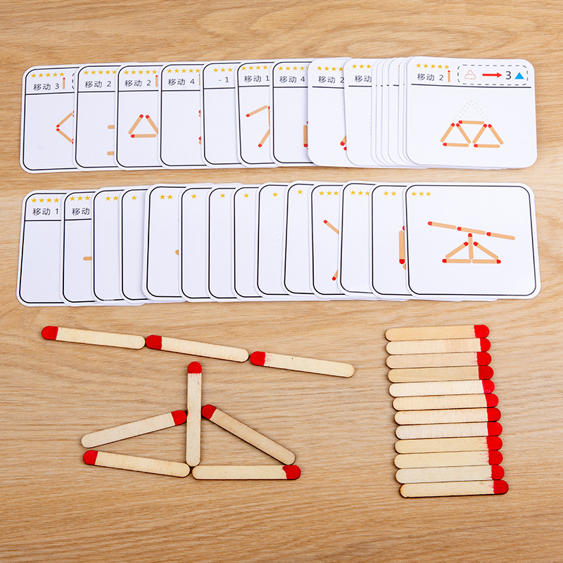 Montessori Matches Puzzles Gam - Board Game Ideas บทวิจารณ์และราคา