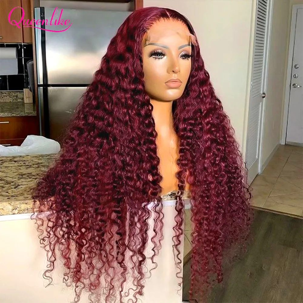 30inch Curly Burgundy 13x6 Hd  - Board Game Queen บทวิจารณ์และราคา