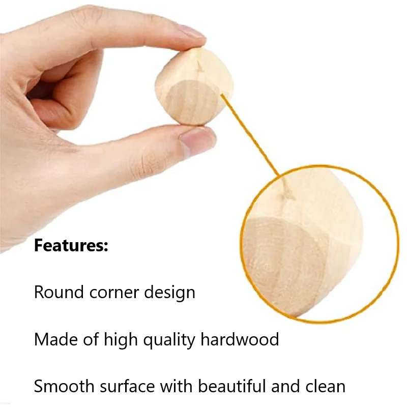 10pcs D6 6 Sided Blank Wood Di - Dice Tower Wooden บทวิจารณ์และราคา