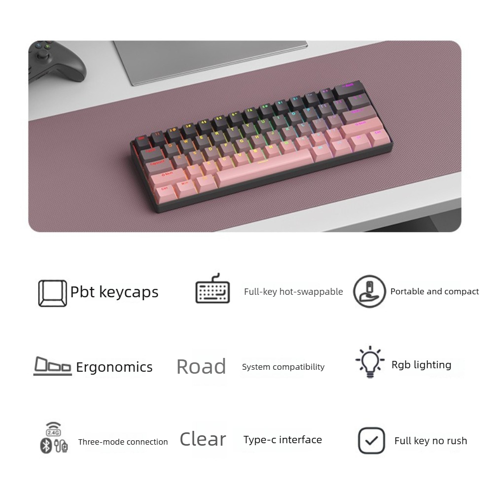 Wireless Gaming Mechanical Key - Board Game Journal บทวิจารณ์และราคา