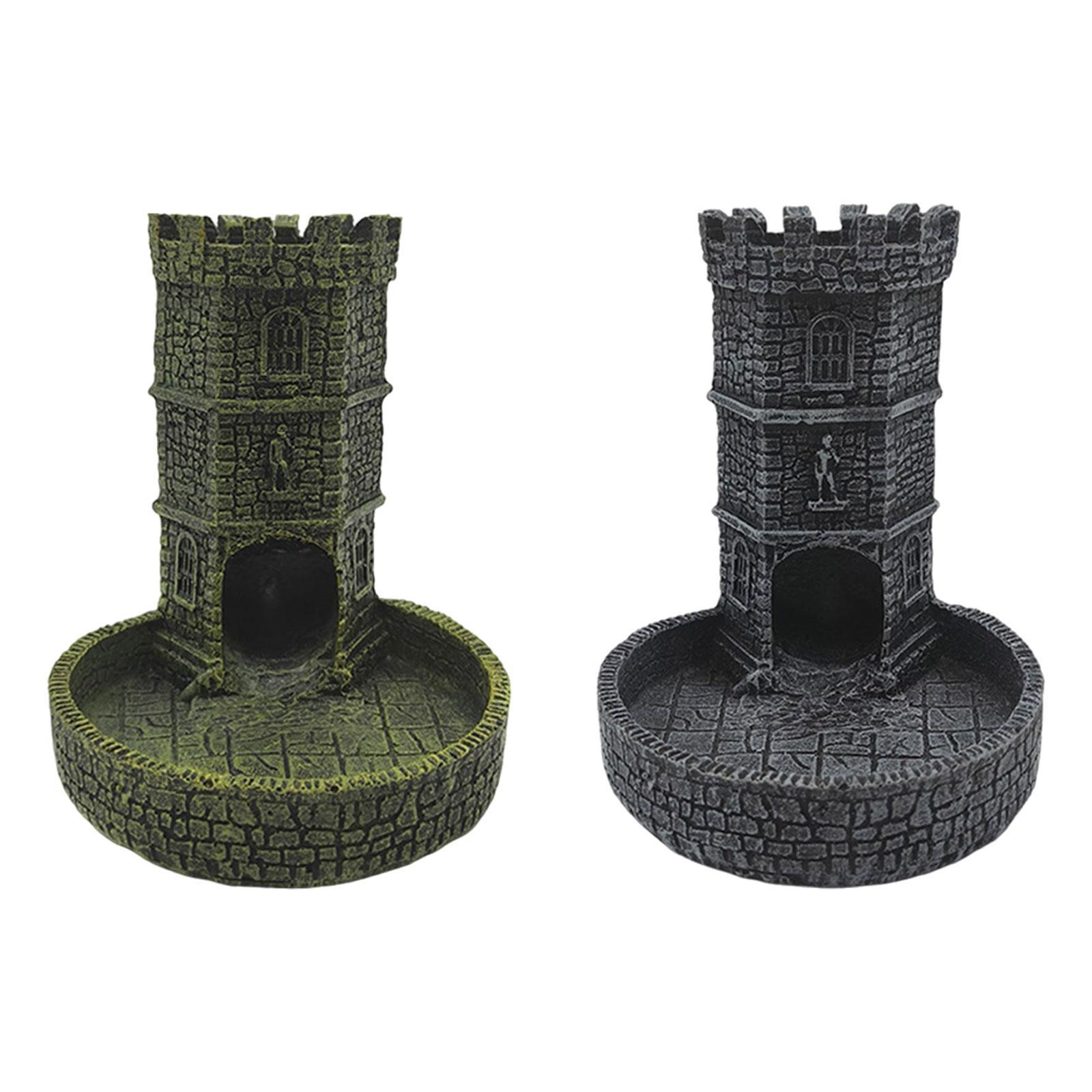 Castle Dice Tower Tabletop Rol - Dice Tower Wooden บทวิจารณ์และราคา