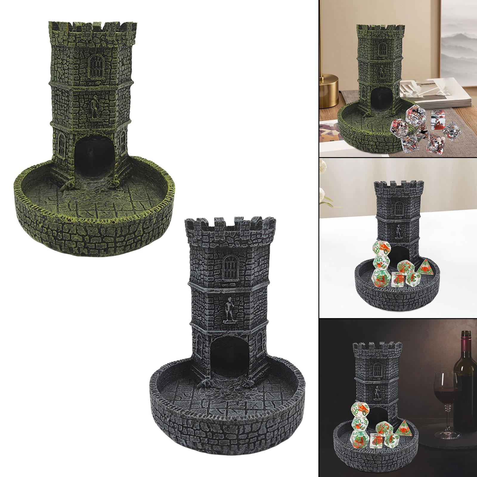 Castle Dice Tower Tabletop Rol - Dice Tower Wooden บทวิจารณ์และราคา