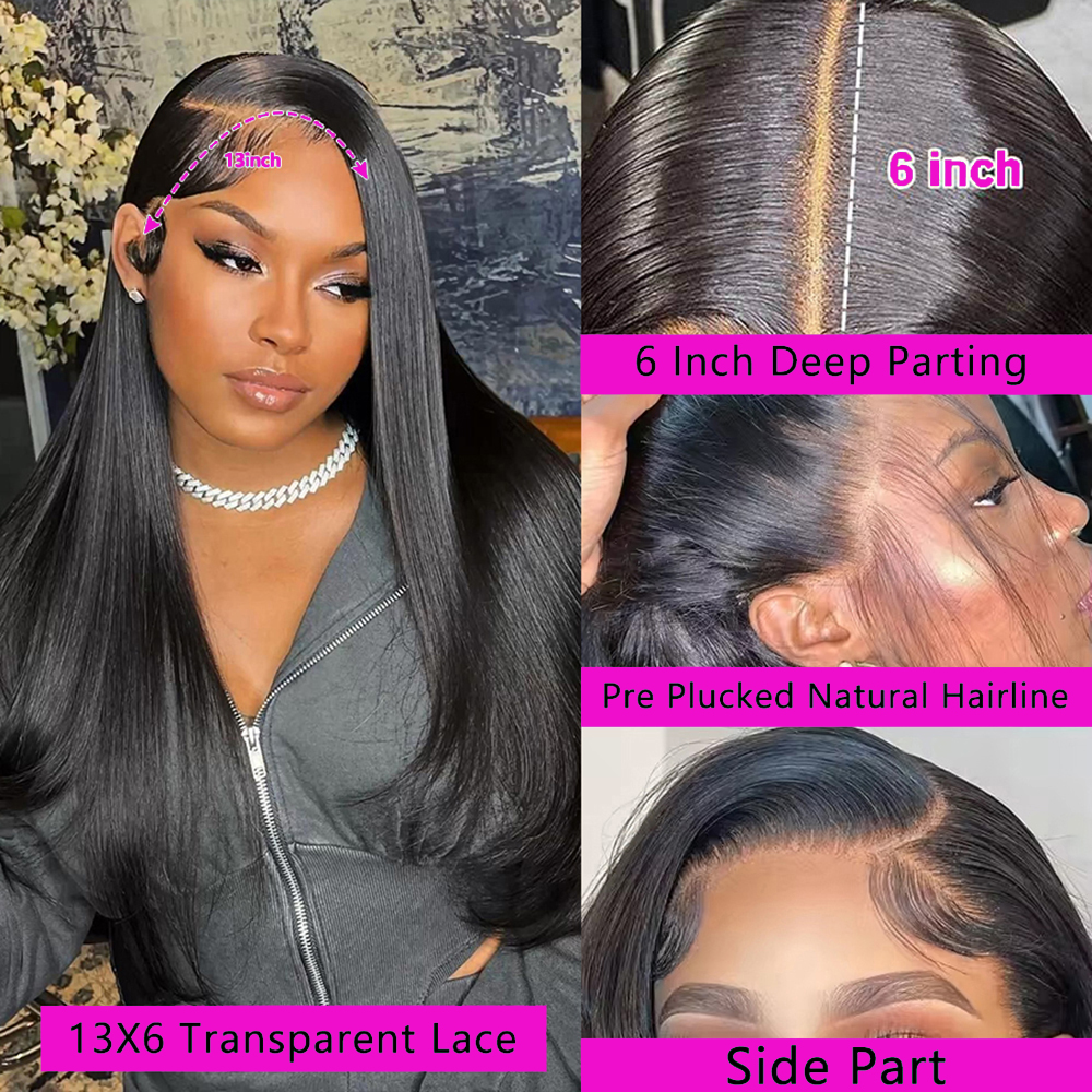 13x6 Lace Front Human Hair Wig - Board Game Queen บทวิจารณ์และราคา