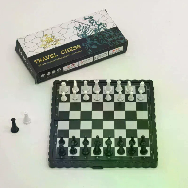 Mini Magnetic Chess Set Foldin - Magnetic Travel Chess บทวิจารณ์และราคา