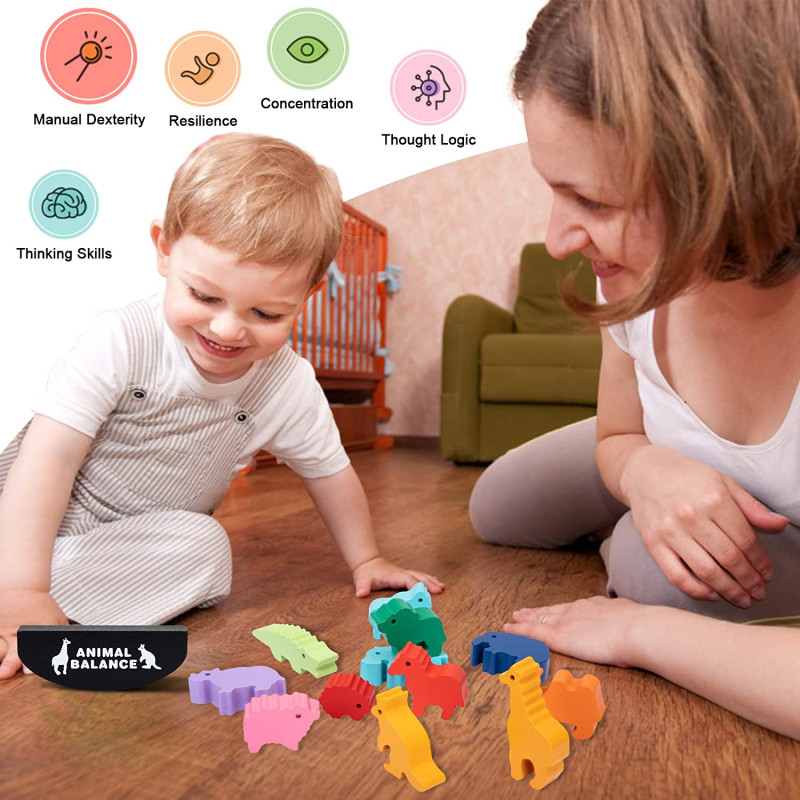 New Children Montessori Wooden - Board Game Ideas บทวิจารณ์และราคา