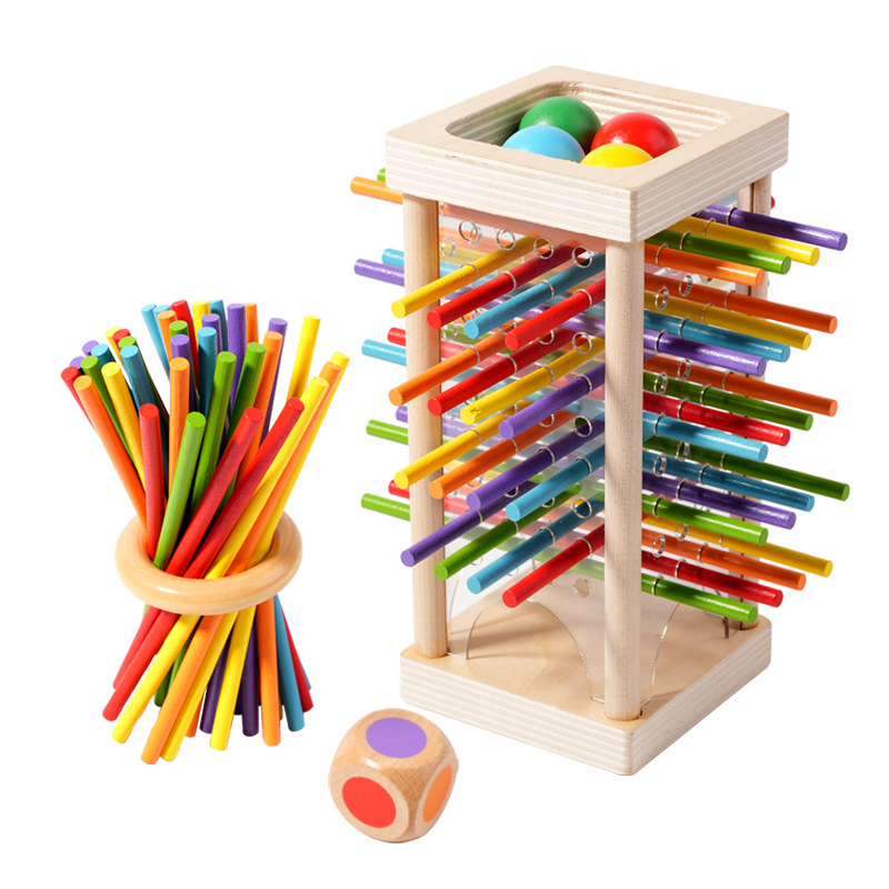 Educational Toy - Desktop Dice - Dice Tower Wooden บทวิจารณ์และราคา