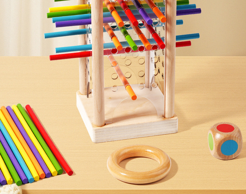 Educational Toy - Desktop Dice - Dice Tower Wooden บทวิจารณ์และราคา