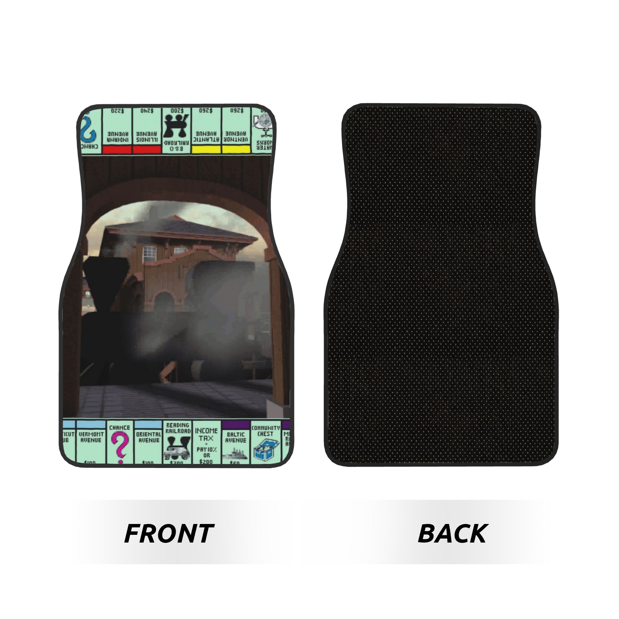 Crystal Velvet Car Floor Mats  - Board Game Monopoly บทวิจารณ์และราคา
