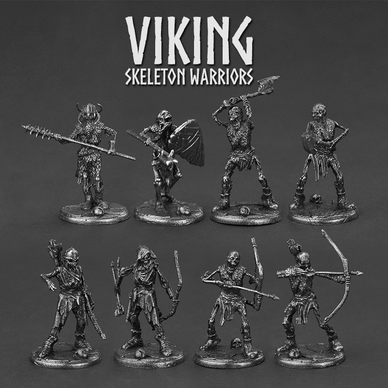 Viking Skull Warrior Corps Met - Board Game Vikings บทวิจารณ์และราคา