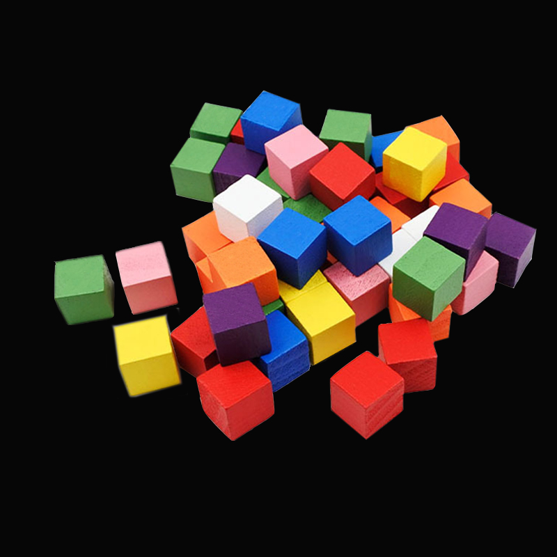 100Pcs/lots 14colors 10mm Cube - Dice Tower Wooden บทวิจารณ์และราคา