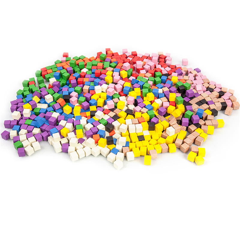 100Pcs/lots 14colors 10mm Cube - Dice Tower Wooden บทวิจารณ์และราคา