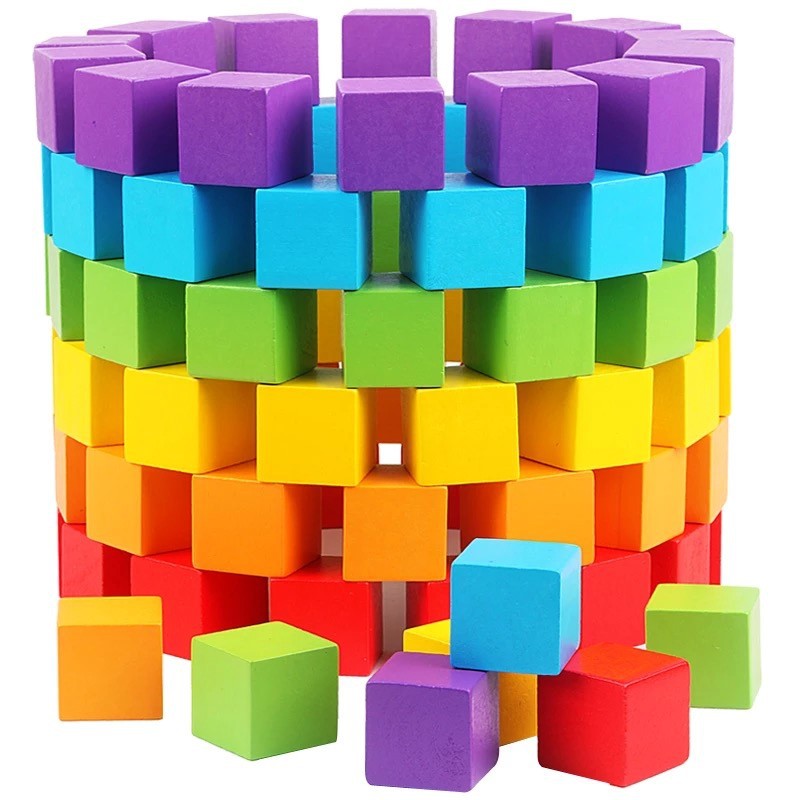 30Pcs/lot 2X2CM Wooden Colorfu - Dice Tower Wooden บทวิจารณ์และราคา