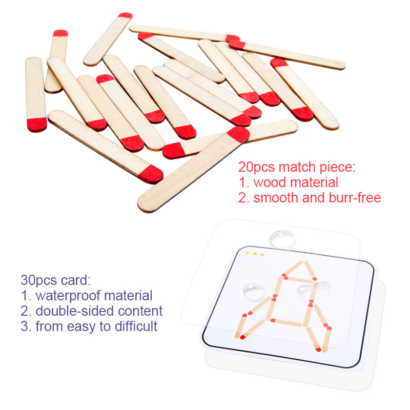 Montessori Matches Puzzles Gam - Board Game Ideas บทวิจารณ์และราคา