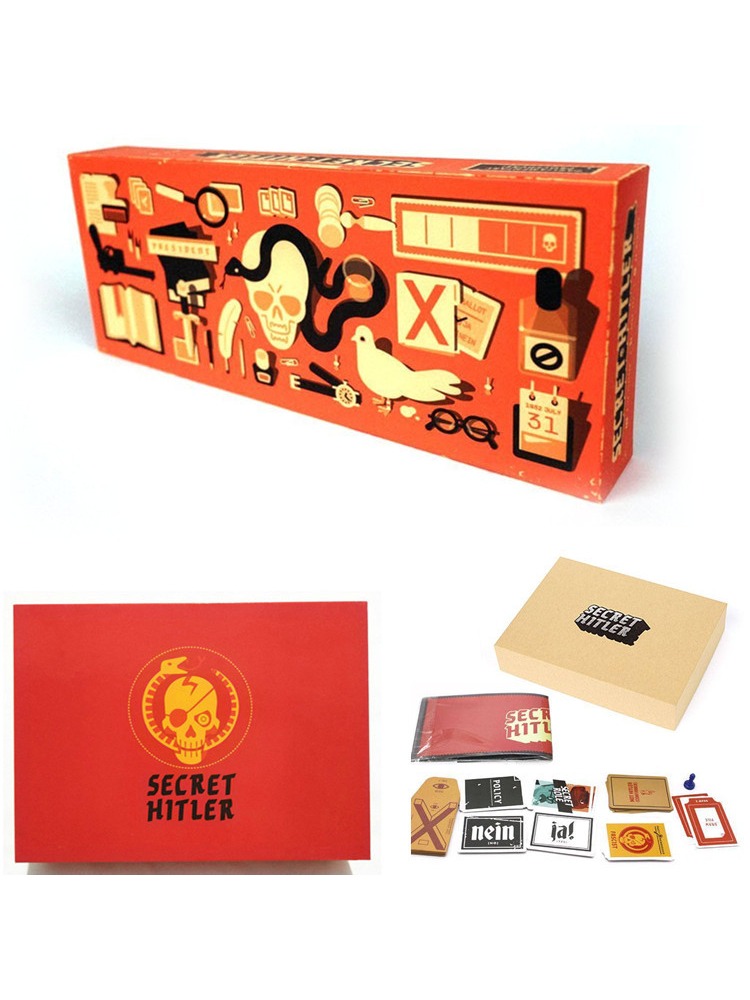 Secret Hitler Board Game Card  - Board Game Hitler บทวิจารณ์และราคา