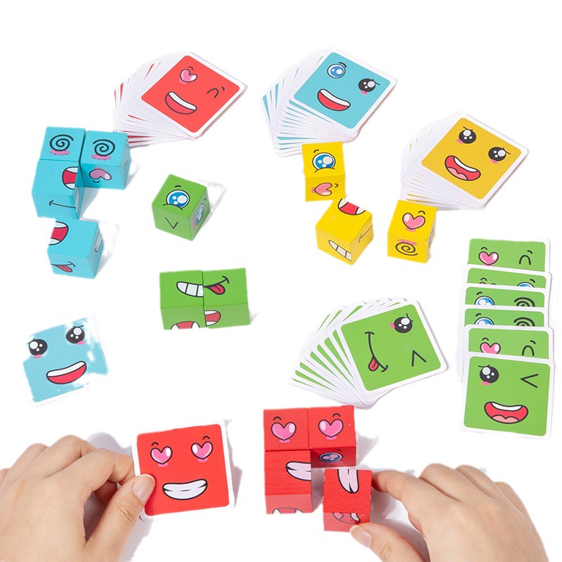 1Pcs Expressions Matching Puzz - Board Game Ideas บทวิจารณ์และราคา
